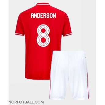 Billige Fotballdrakt Nottingham Forest Elliot Anderson #8 Replika Hjemmedraktsett Barn 2025-26 Kortermet (med bukser)